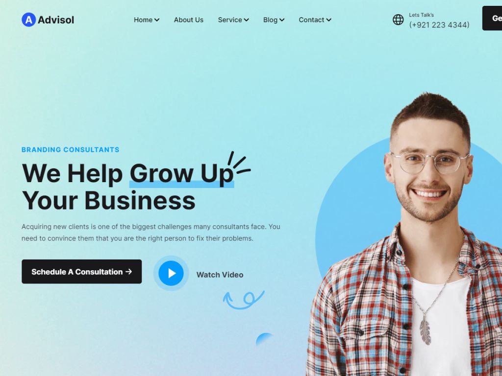 Business Consulting WordPress Theme - Advisol