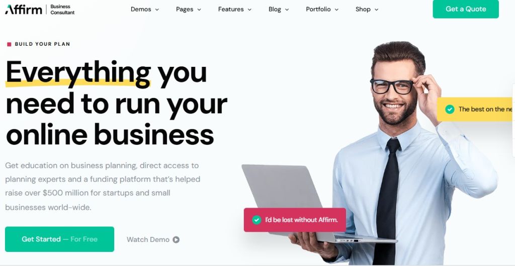 Marketing Business Digital WordPress Theme - Afirme