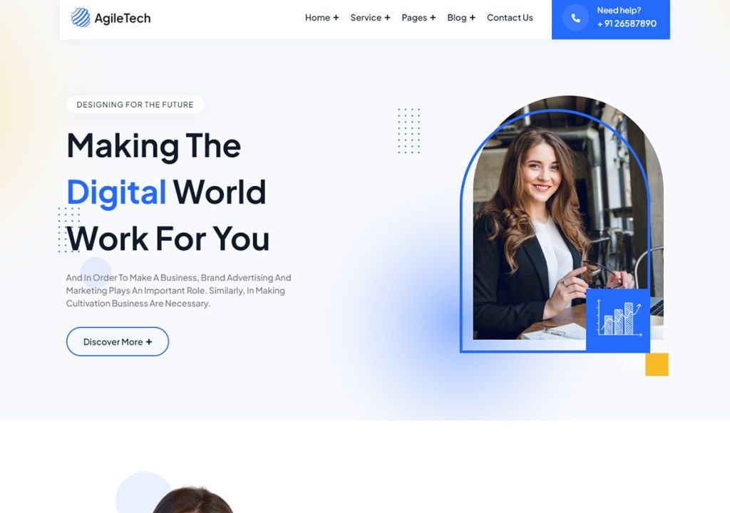 Technology Multi-Purpose Elementor WordPress Theme - Agiltech