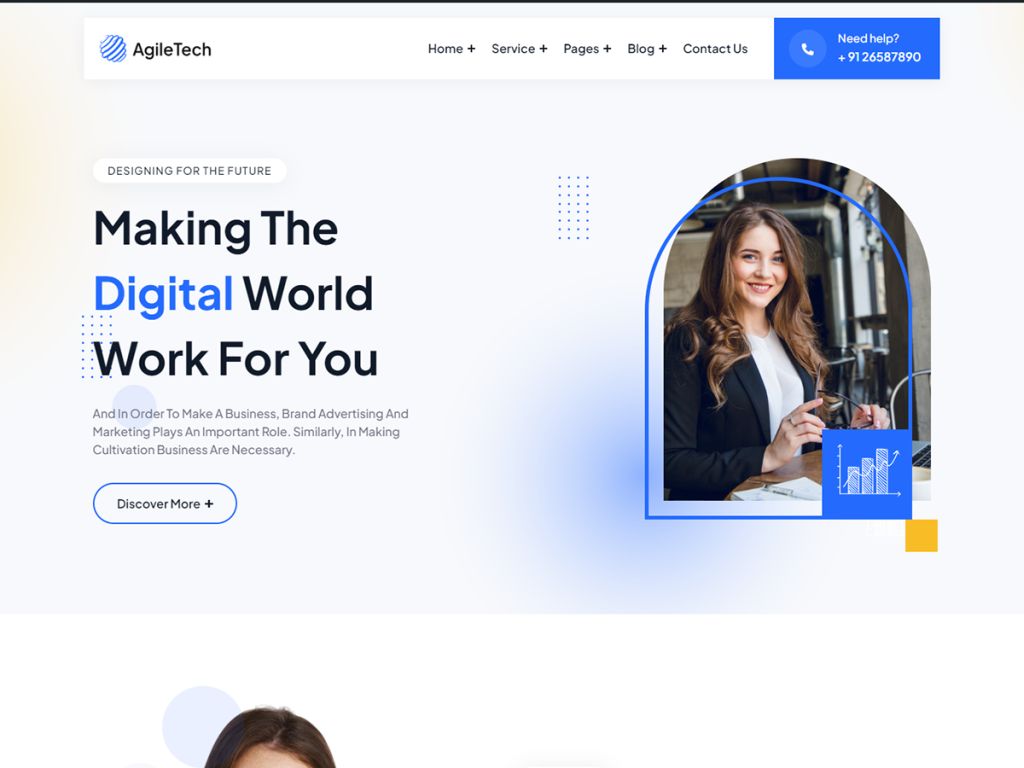 Technology Multi-Purpose Elementor WordPress Theme - Agiltech