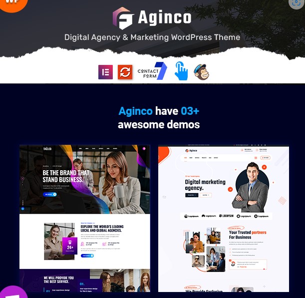 aginco wordpress theme