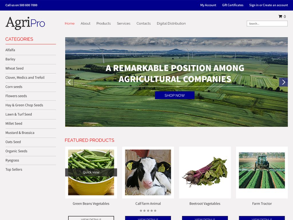 Agripro WordPress Theme